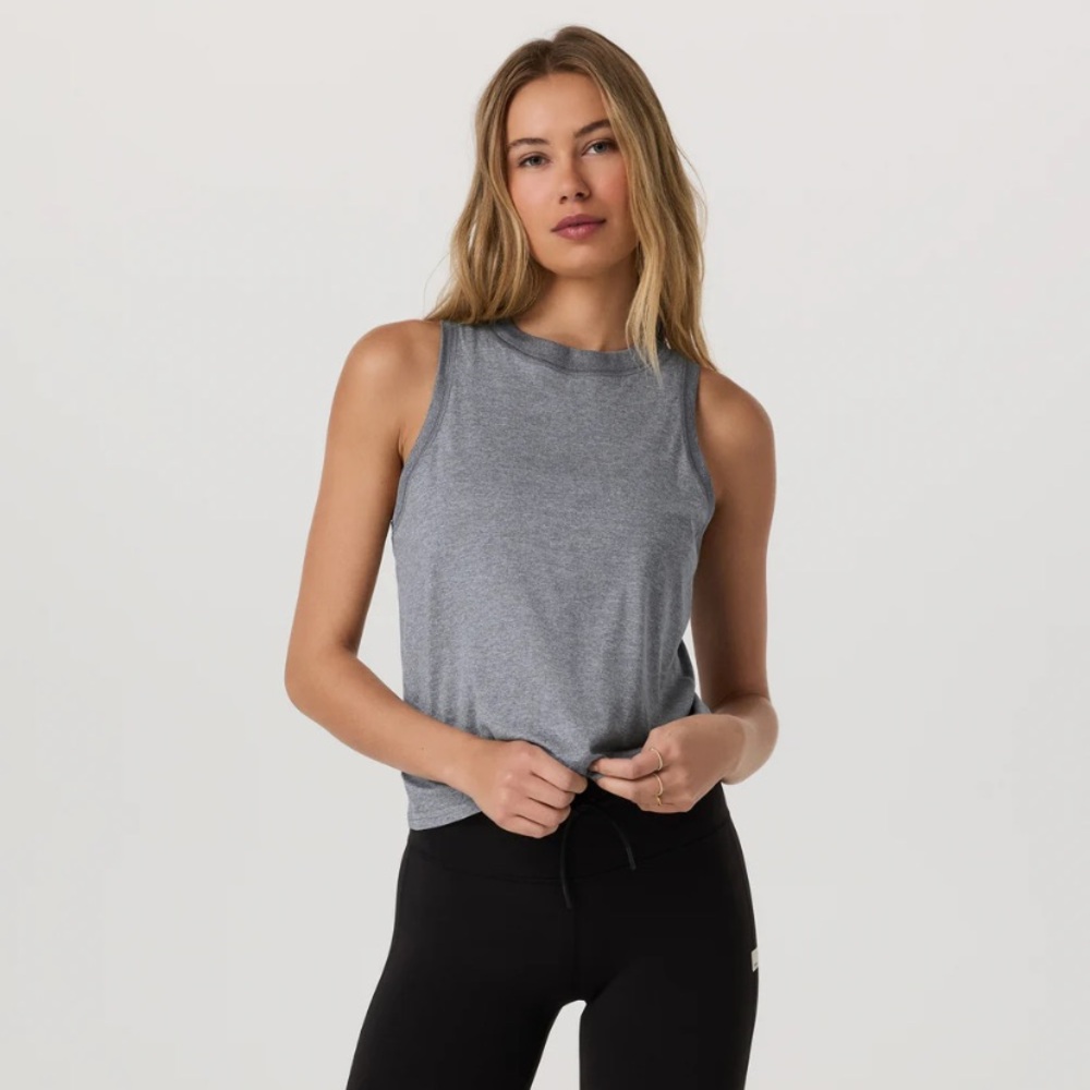 Vuori Energy Tank in Grey Heather
